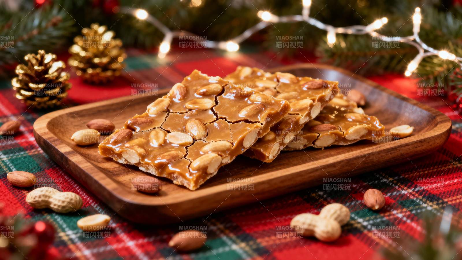 圣诞坚果糖图片