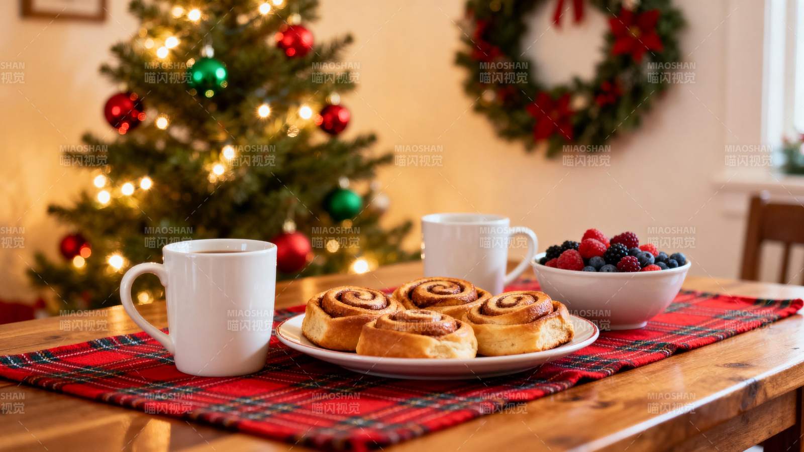 圣诞温馨早餐图片