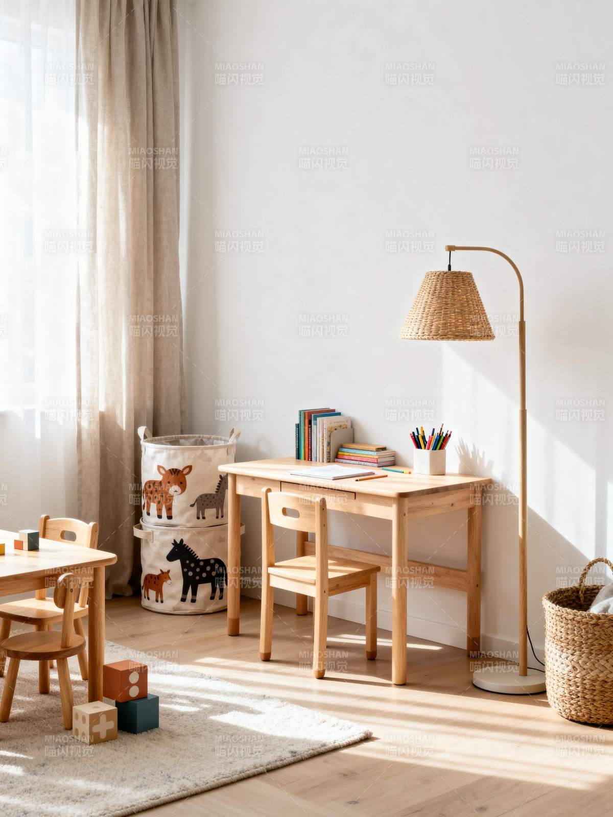 温馨儿童学习角图片