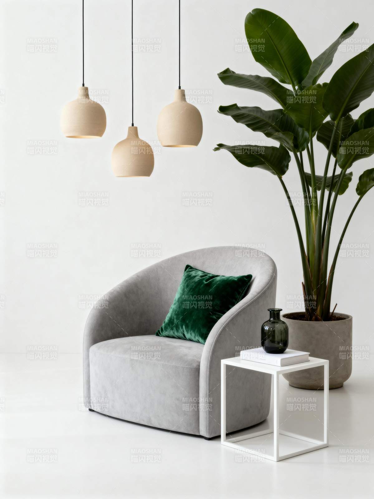 简约客厅一角图片