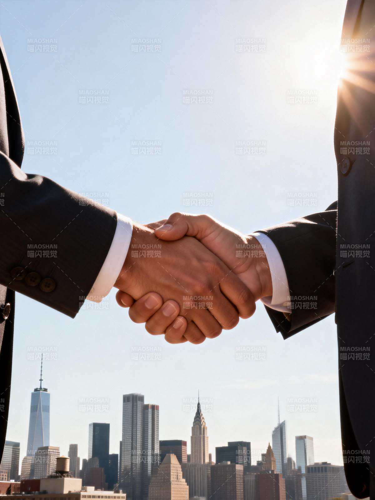 携手共进 城市之巅图片