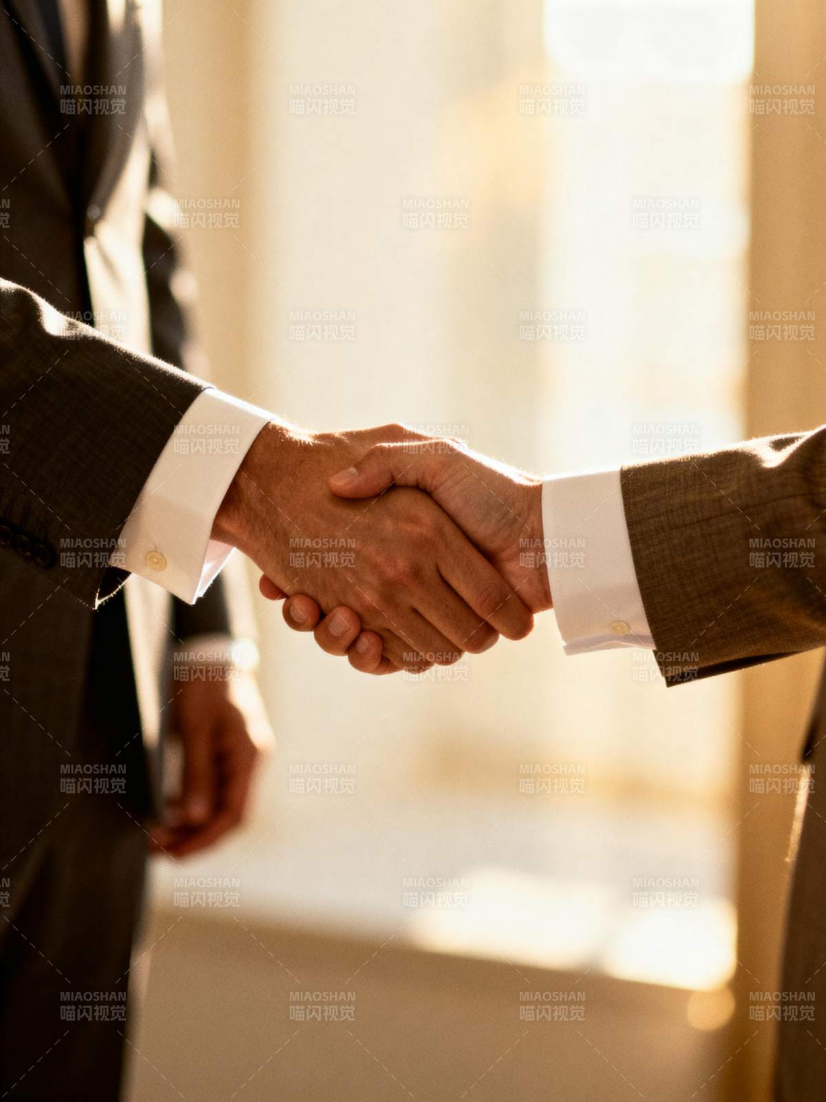 握手合作 共赢未来图片