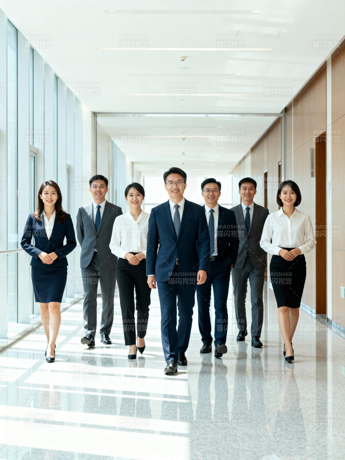 商务团队前行图片