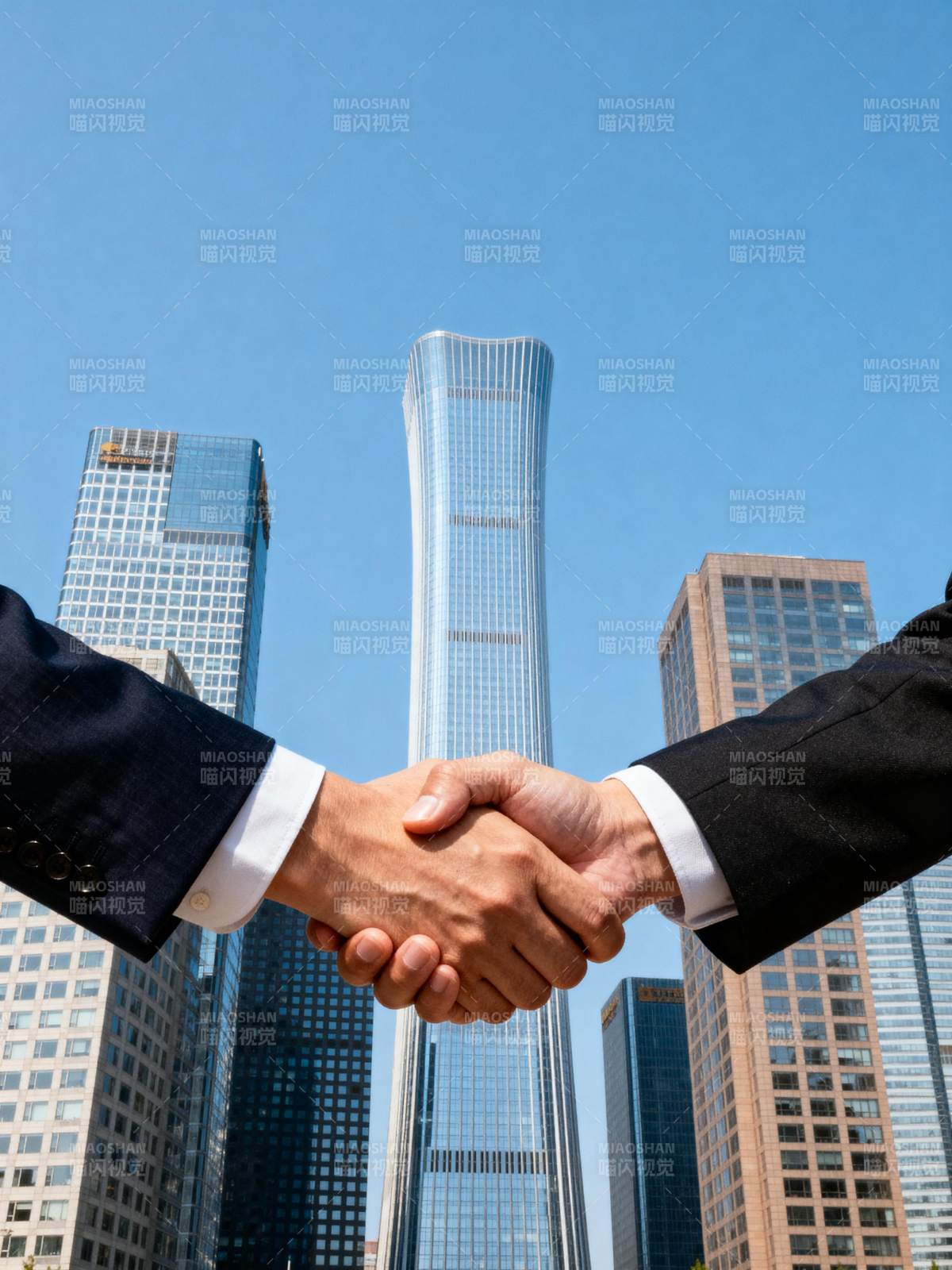 握手合作 共筑未来图片