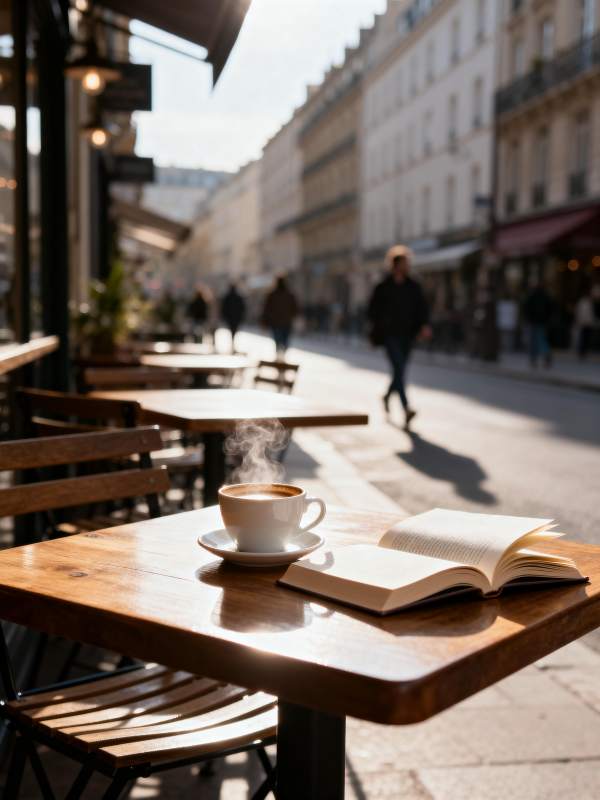 咖啡书香街景图片