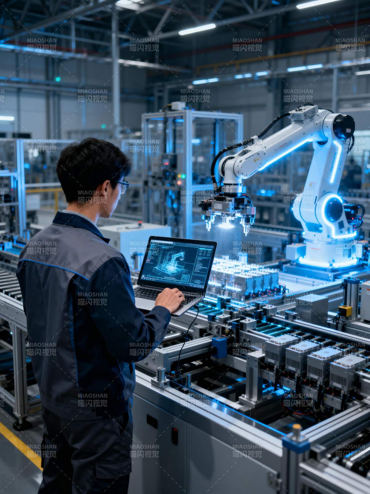 智能制造现场图片