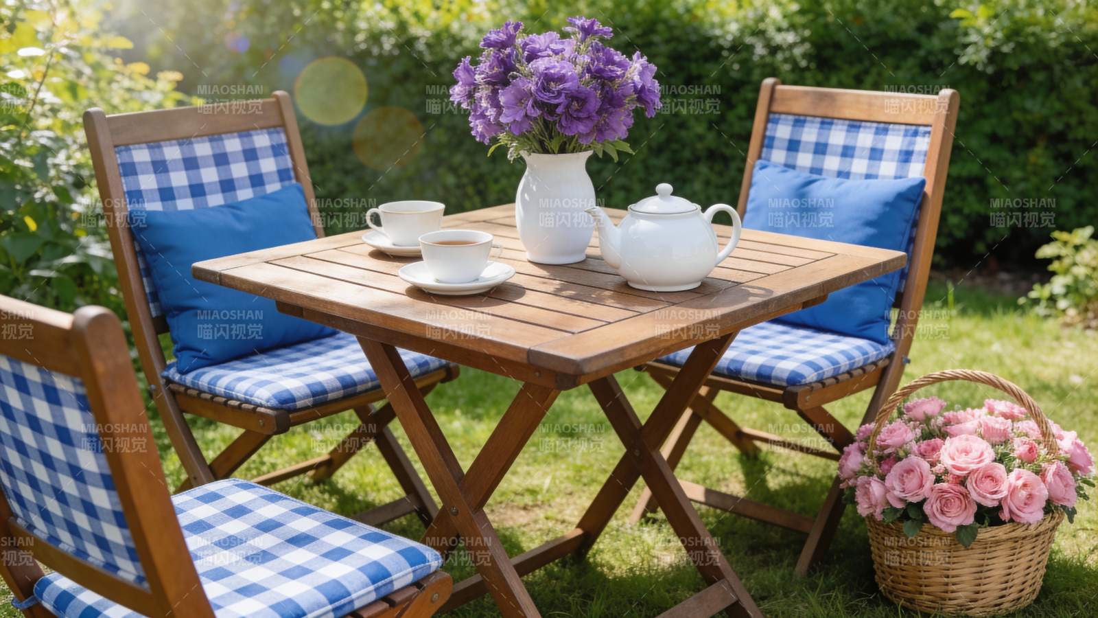 花园茶歇时光图片