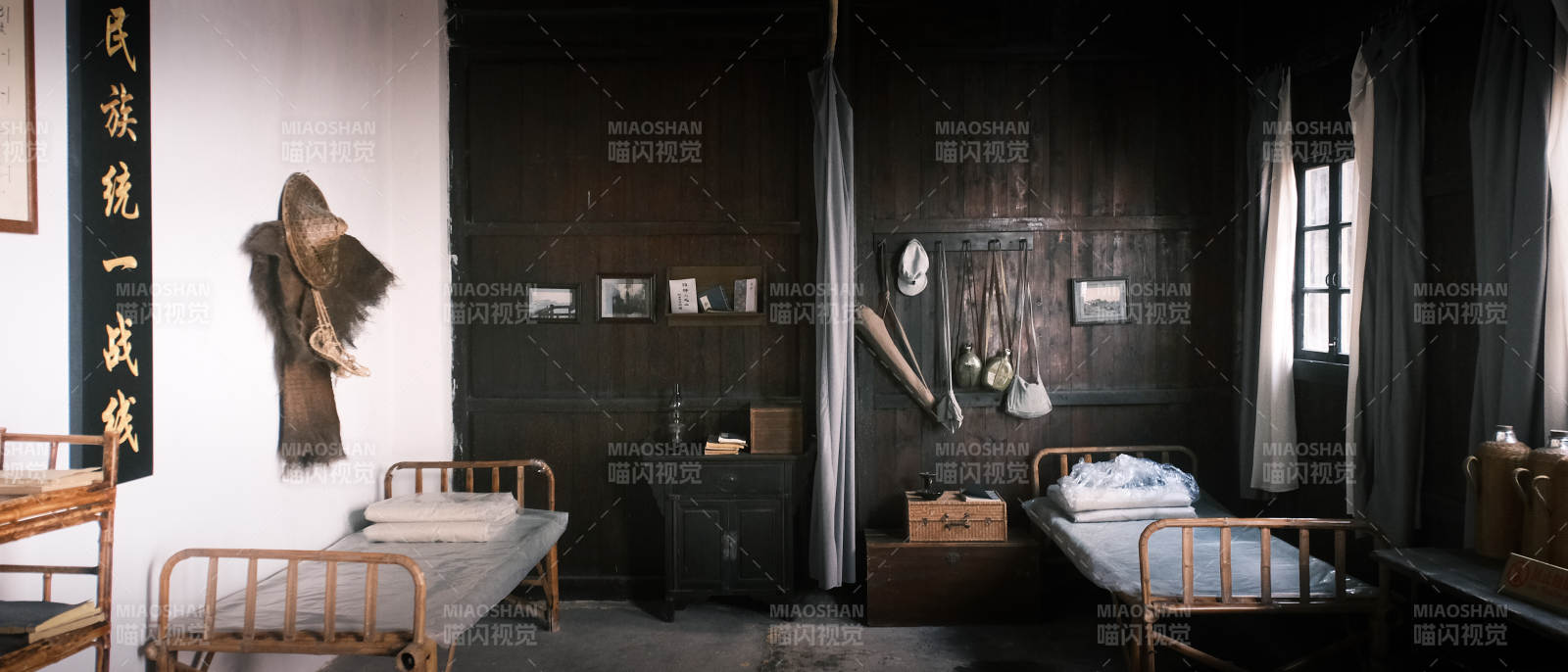 旧式宿舍陈列图片