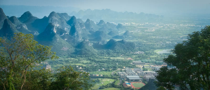 山水田园风光图片