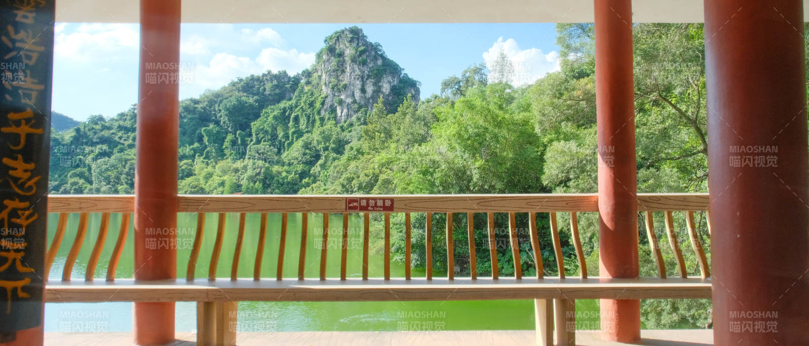 山水亭台美景图片