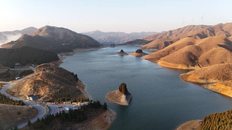 湖光山色美如画图片