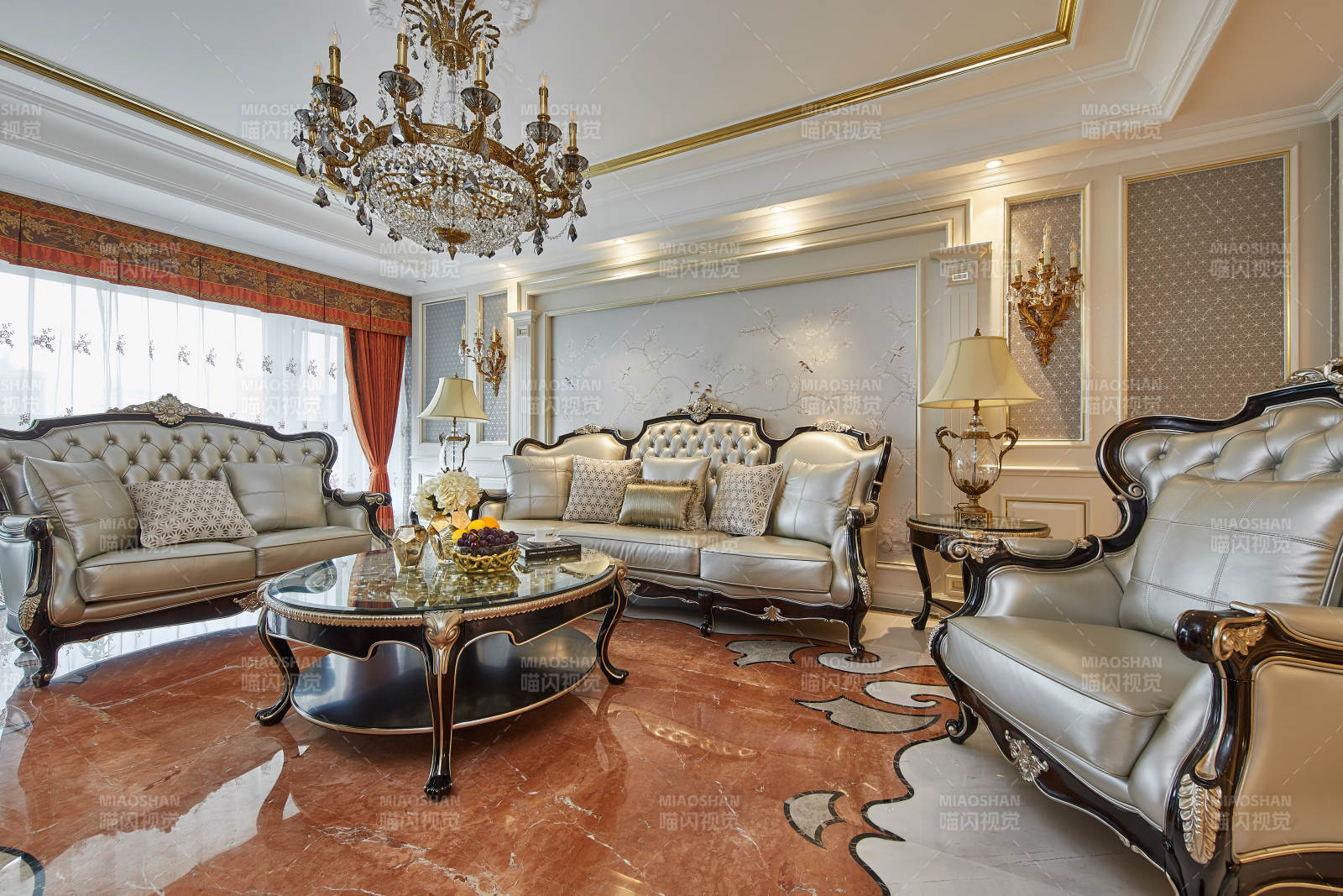 奢华欧式客厅图片