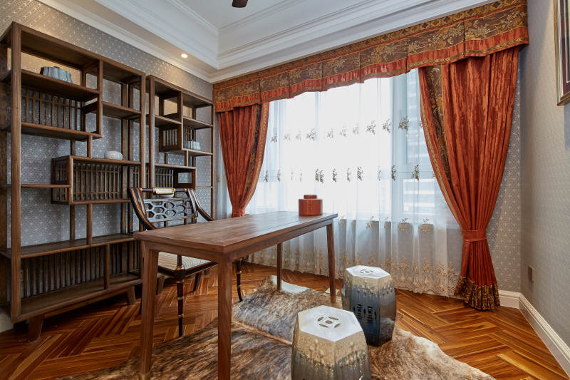 典雅书房一角图片