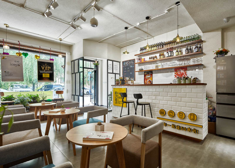 温馨咖啡馆一角图片