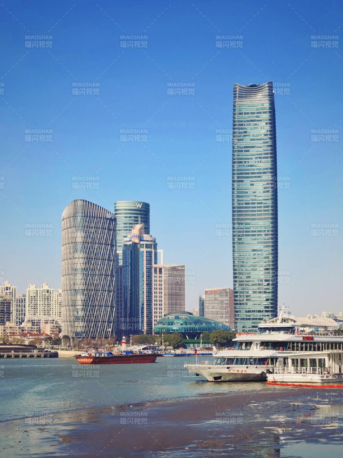 上海·远眺白玉兰广场图片