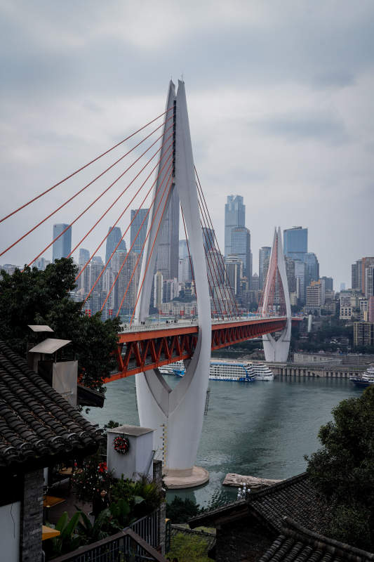 重庆下浩里大桥风光图片