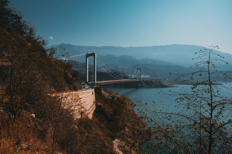 白鹤滩金沙江大桥图片