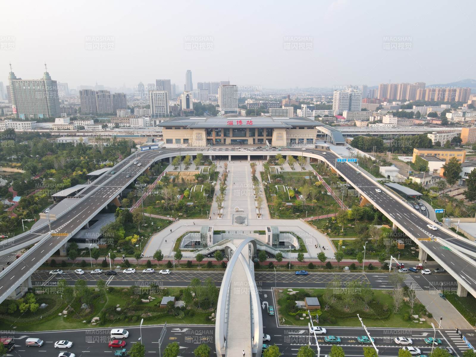 淄博高铁站图片