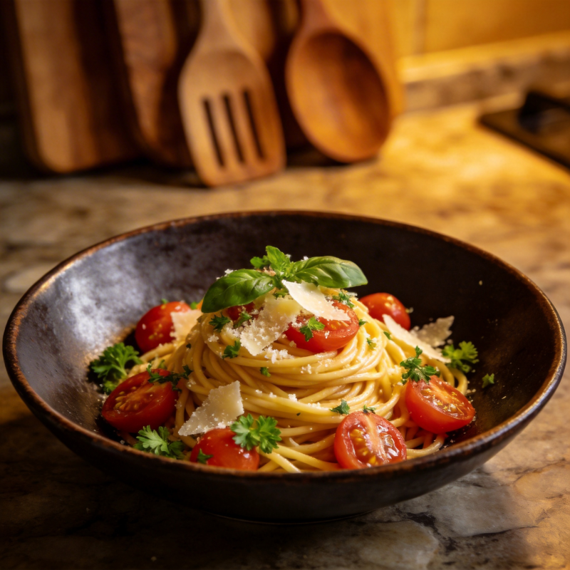 意式番茄面图片