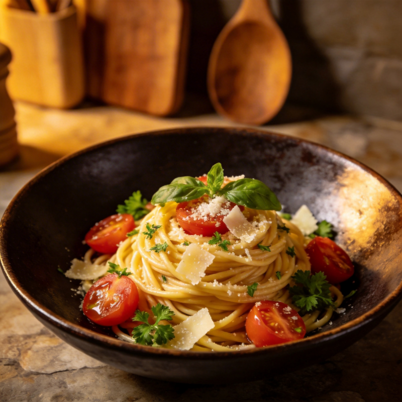 意式番茄意大利面图片