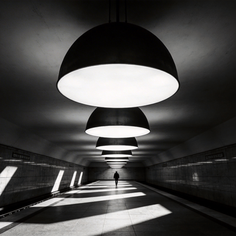 光影隧道行者图片