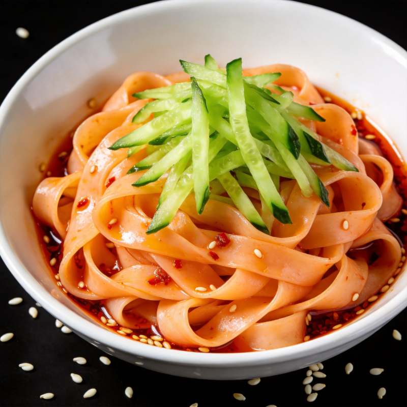 凉拌宽粉配黄瓜图片