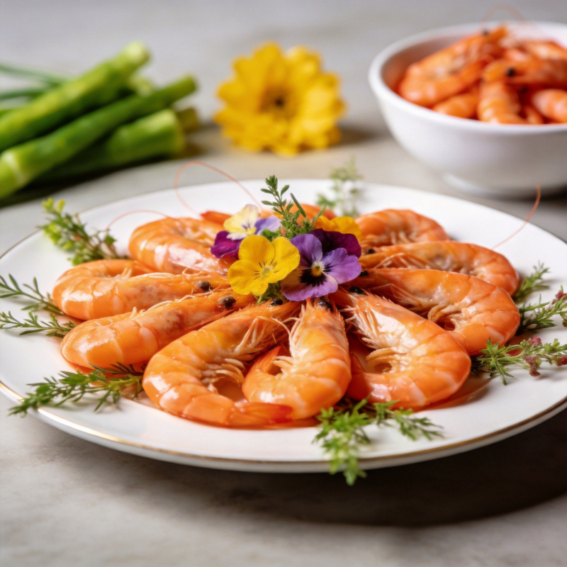 鲜虾拼盘图片