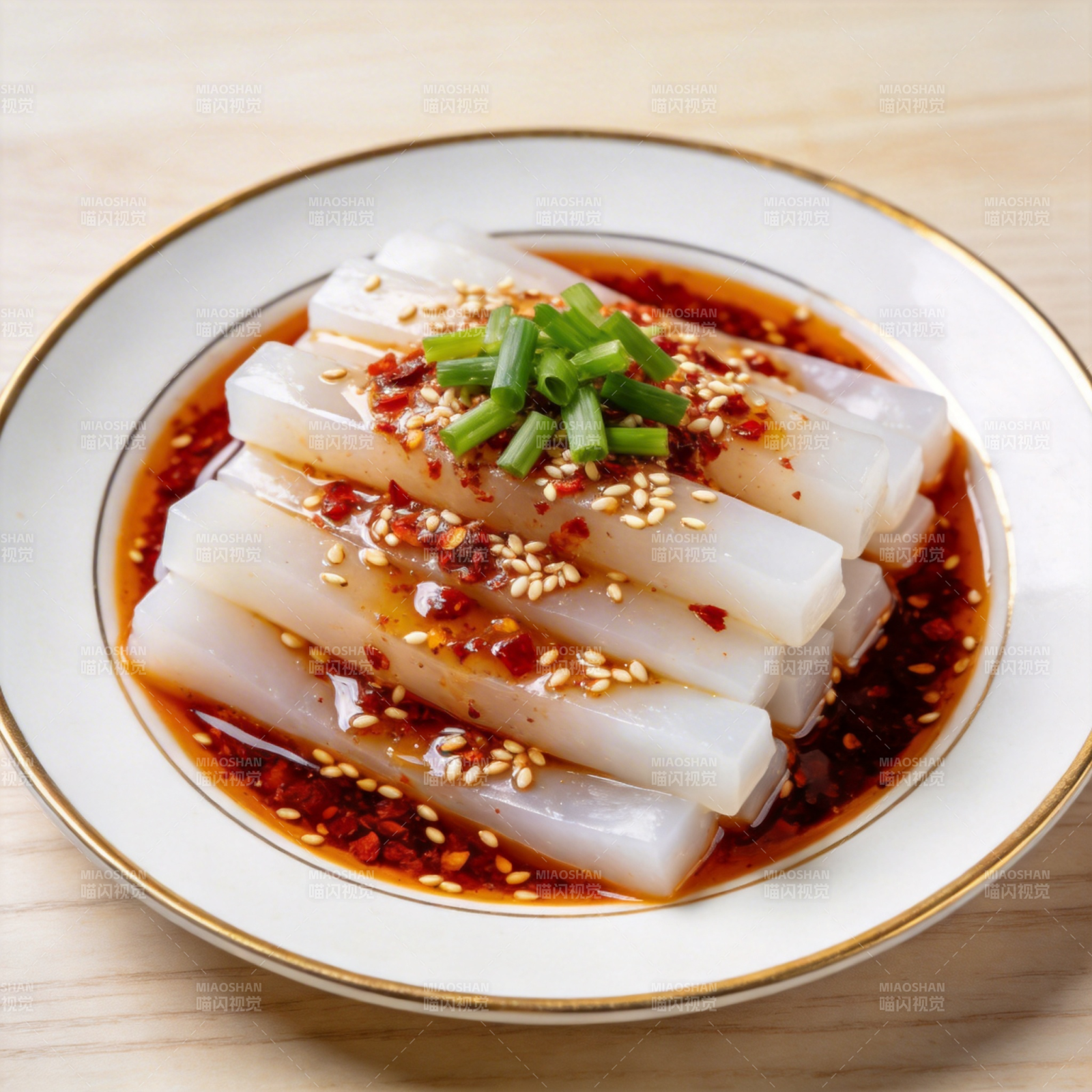 凉拌米凉粉图片