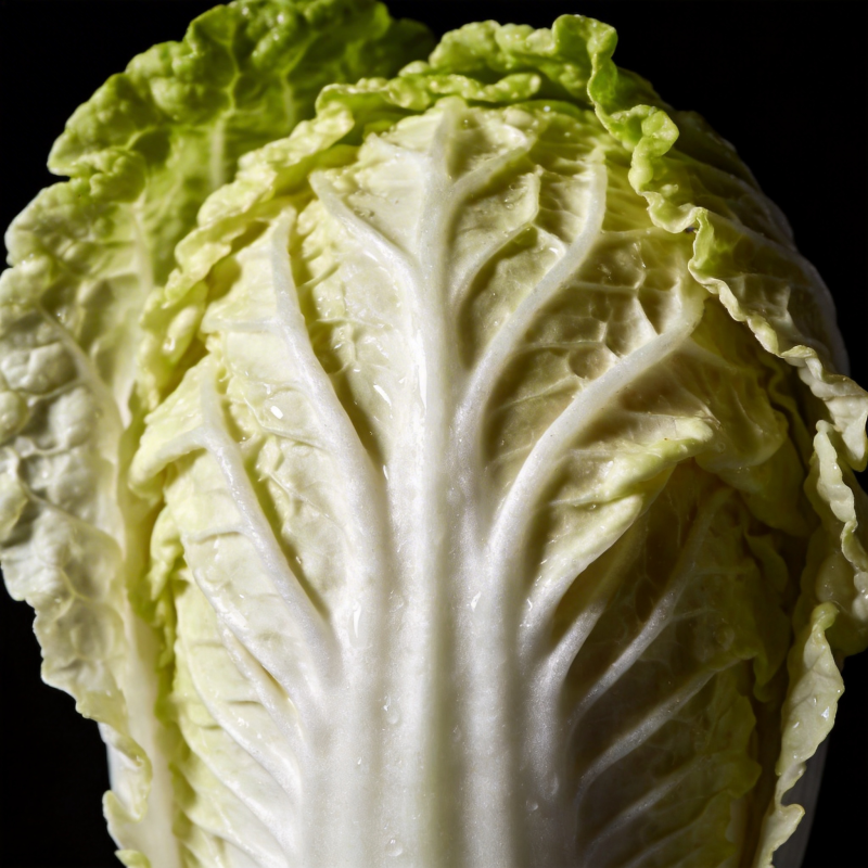 新鲜白菜特写图片