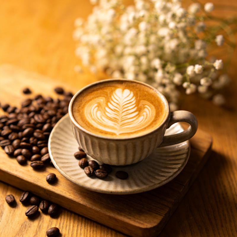 咖啡拉花艺术图片