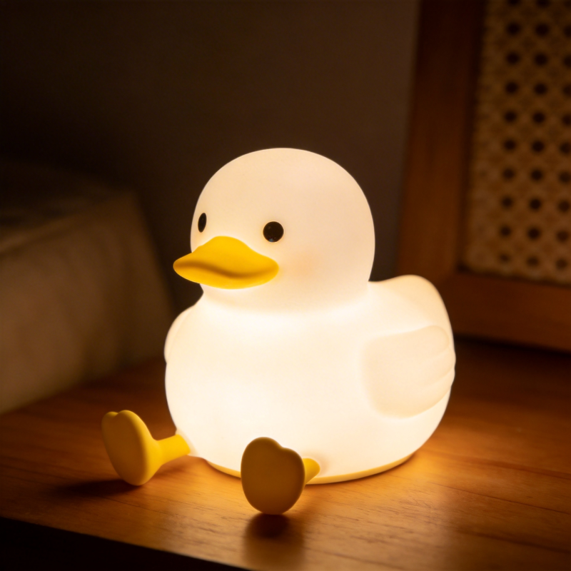 小鸭夜灯温暖陪伴图片