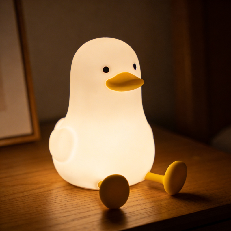 小鸭夜灯温馨陪伴图片
