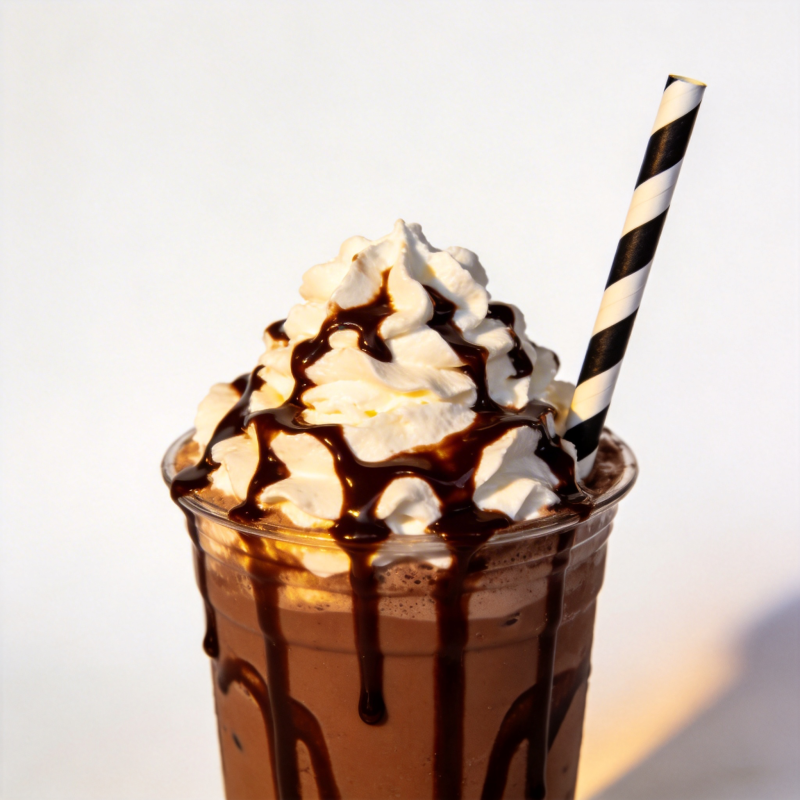 巧克力奶昔图片
