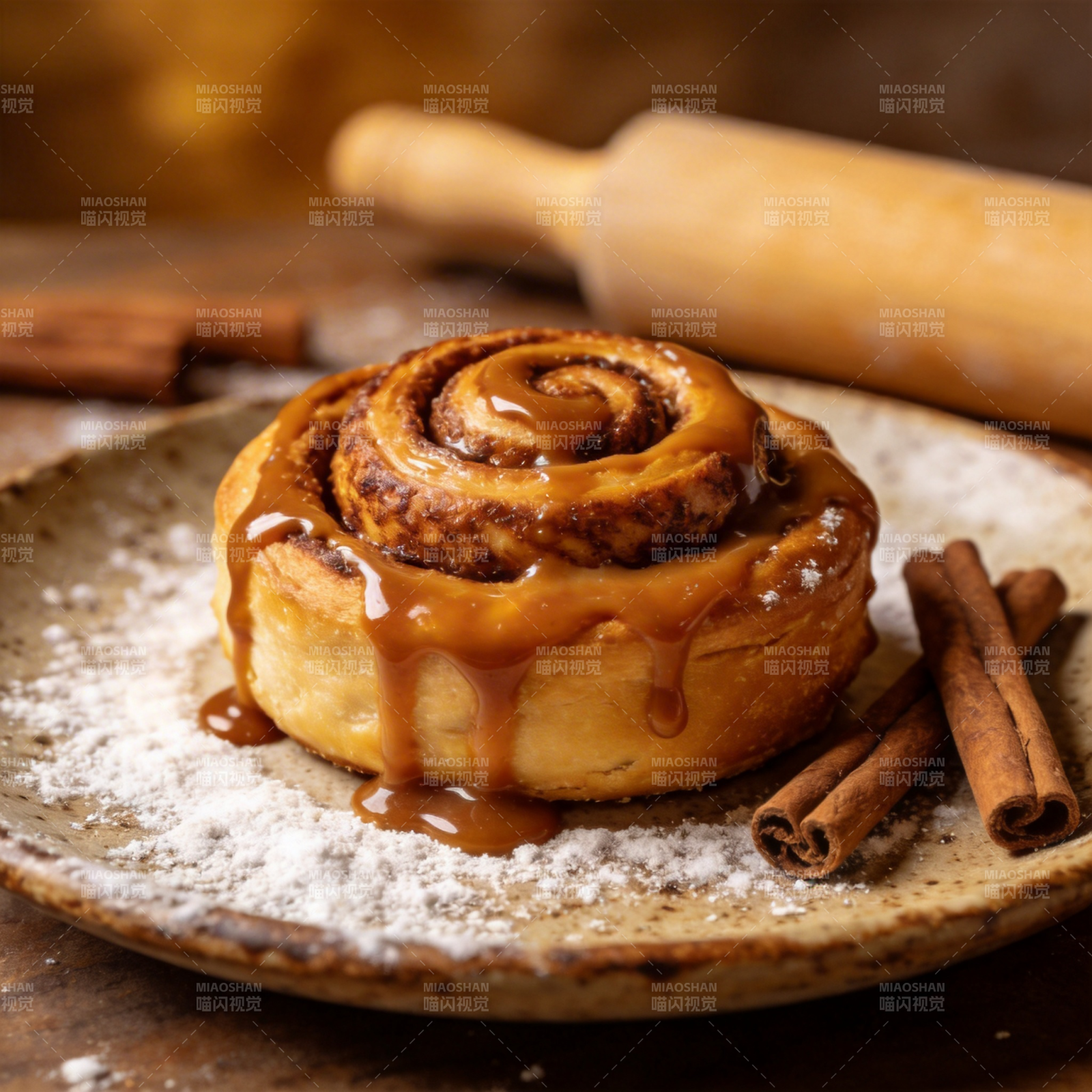 焦糖肉桂卷图片