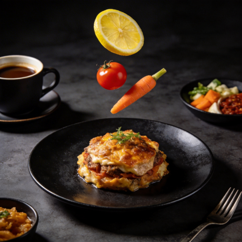 美味佳肴跃然盘上图片