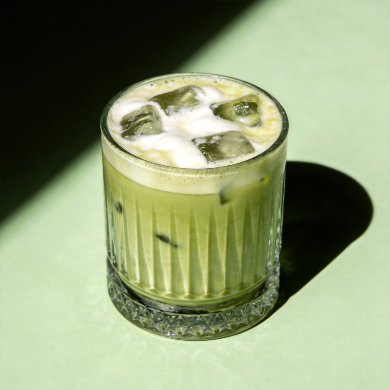 抹茶冰饮图片
