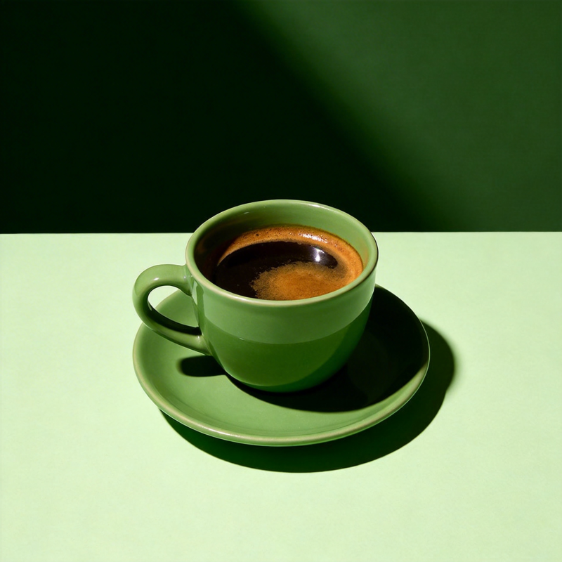绿杯咖啡静享时光图片