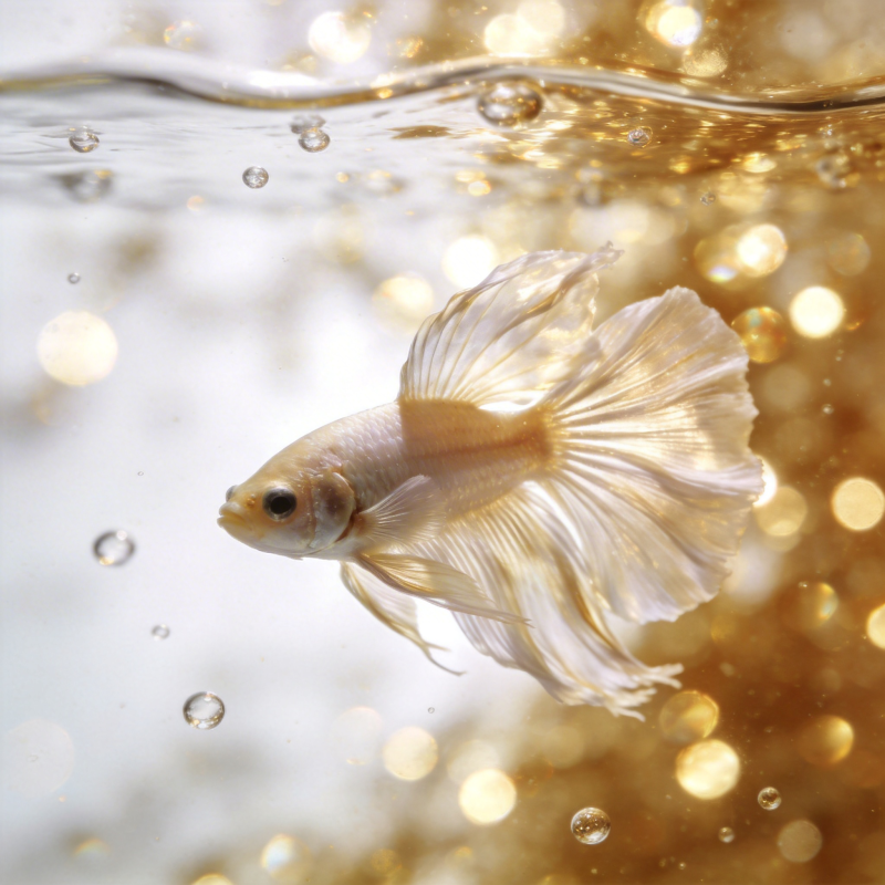 金鱼水中翩跹图片