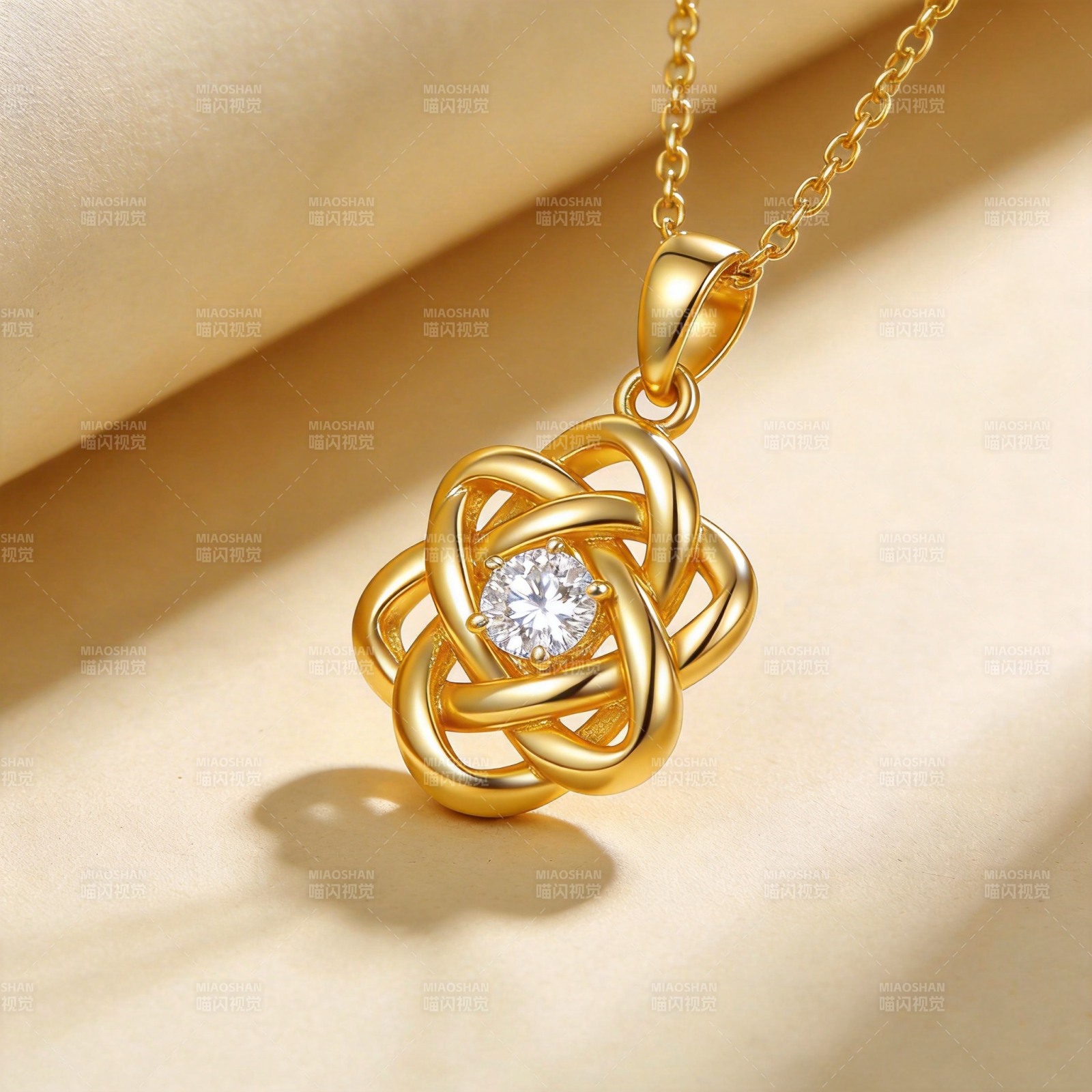 金结钻吊坠图片