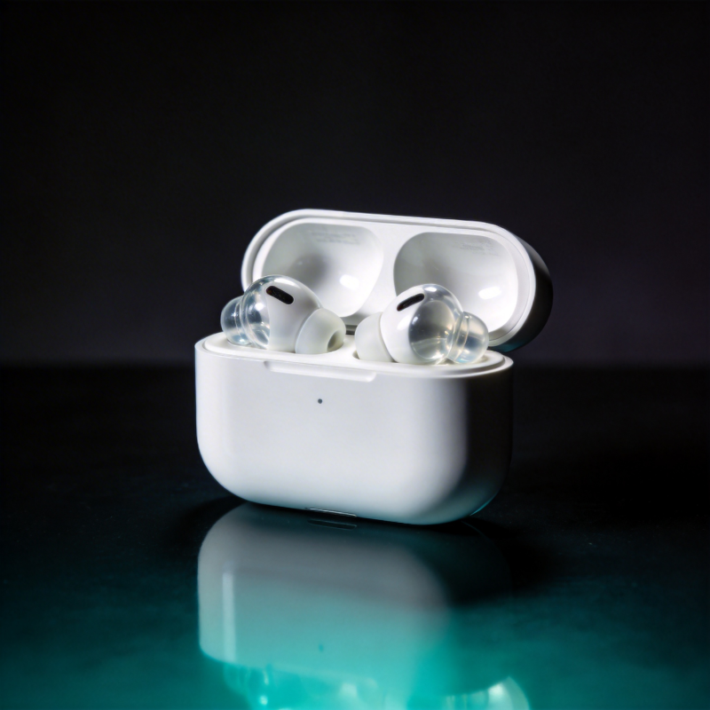 无线耳机特写图片