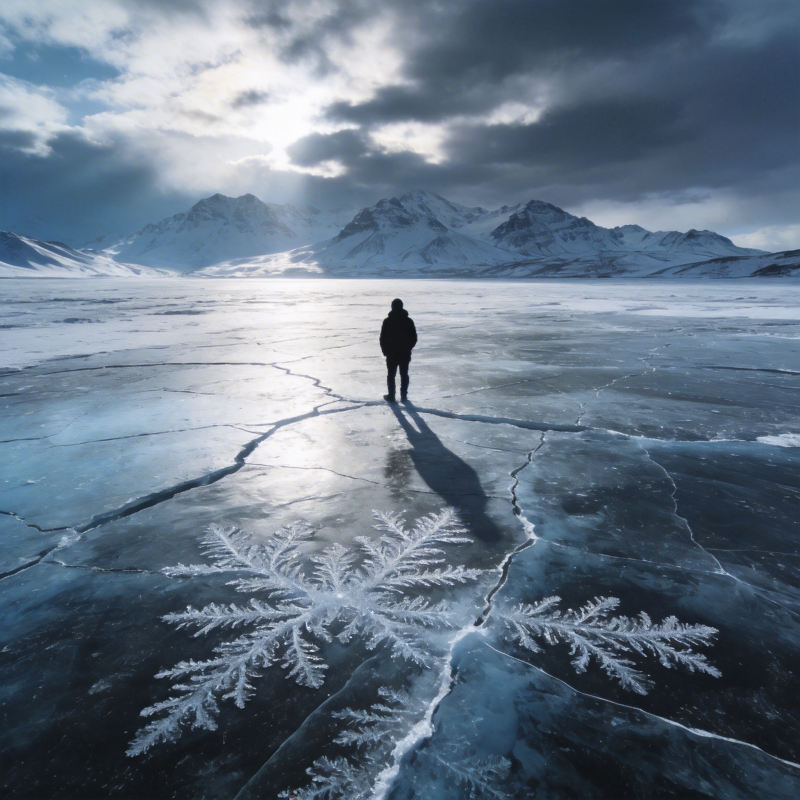 冰原孤影图片