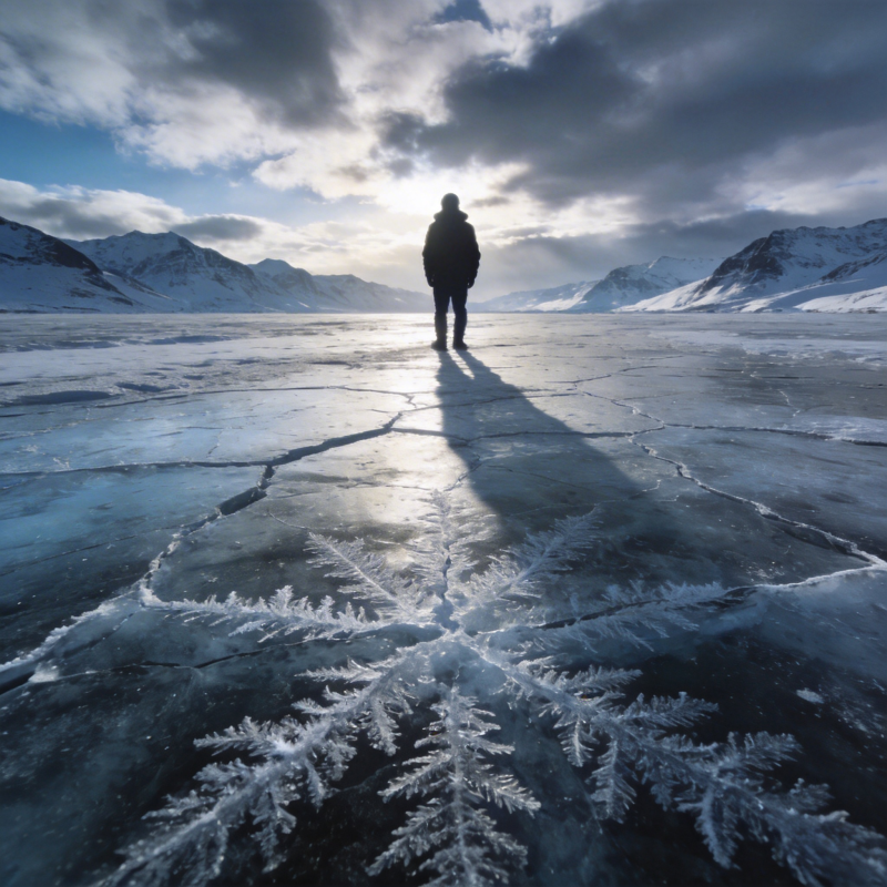 冰原孤影图片