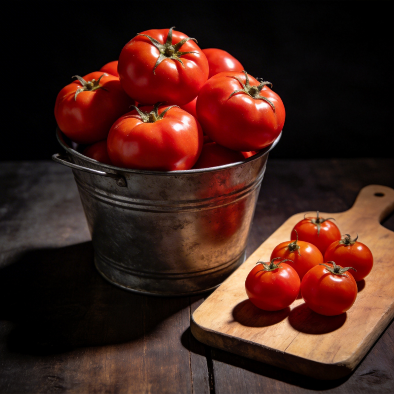 鲜红番茄静物图图片