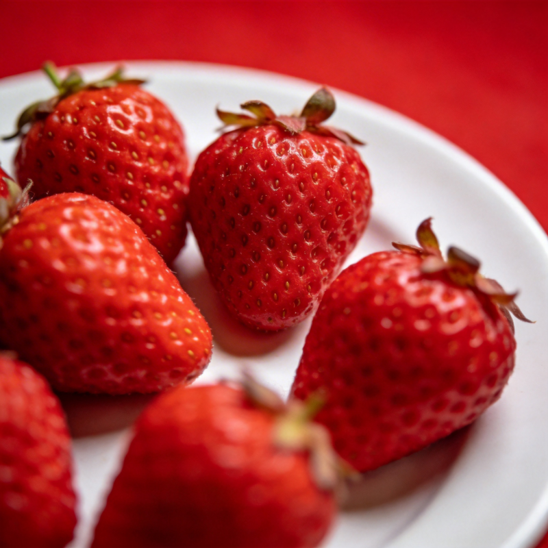 鲜红草莓诱人美味图片