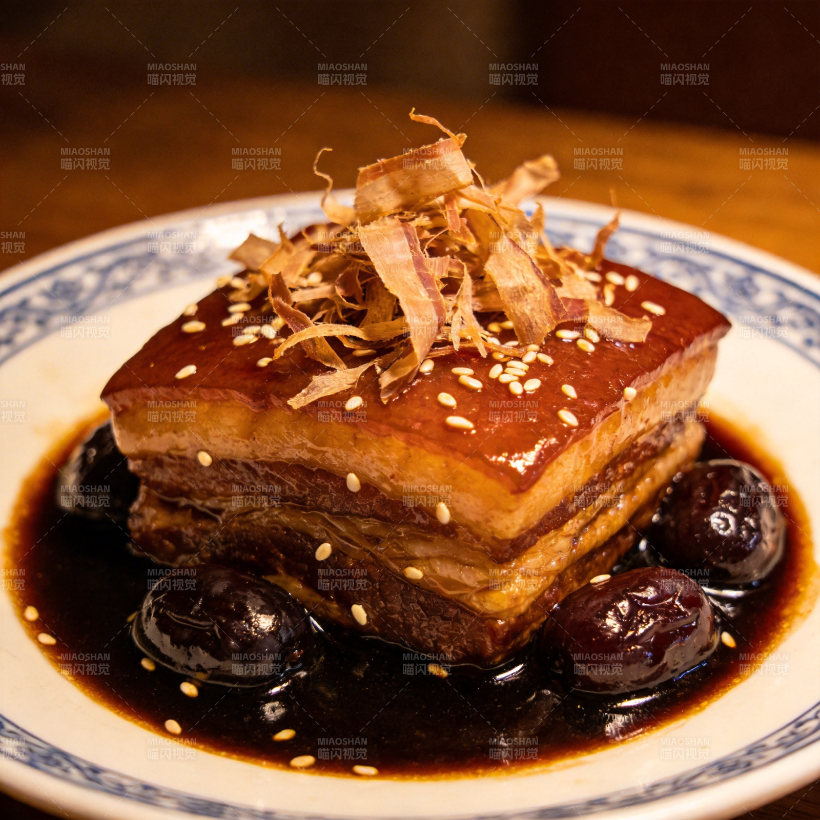 日式照烧五花肉图片