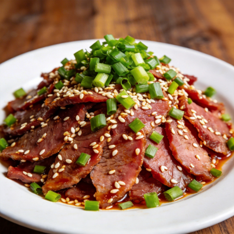 香辣牛肉片图片