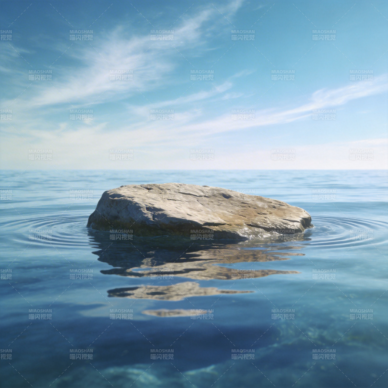 孤石浮海图片