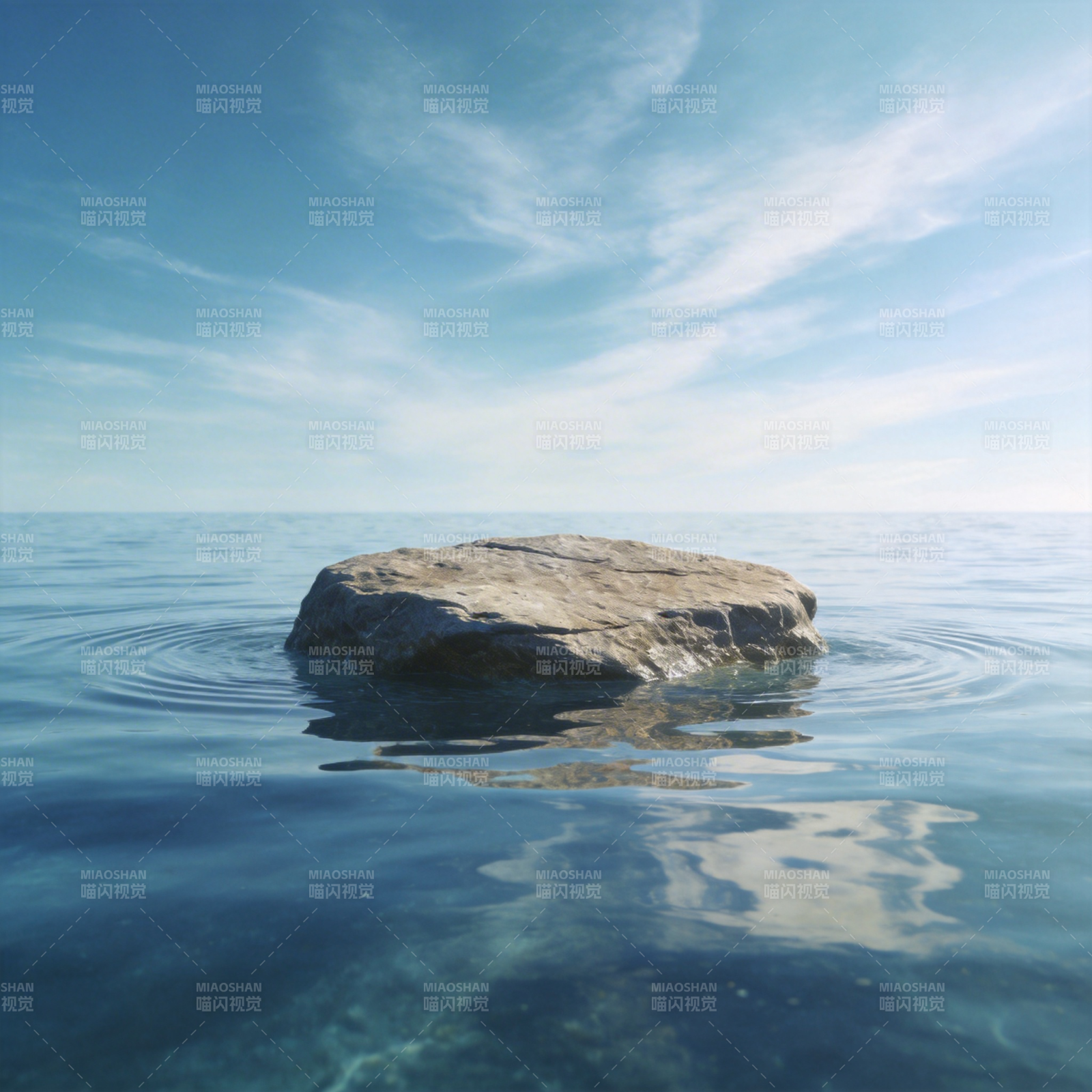 孤石浮海图片