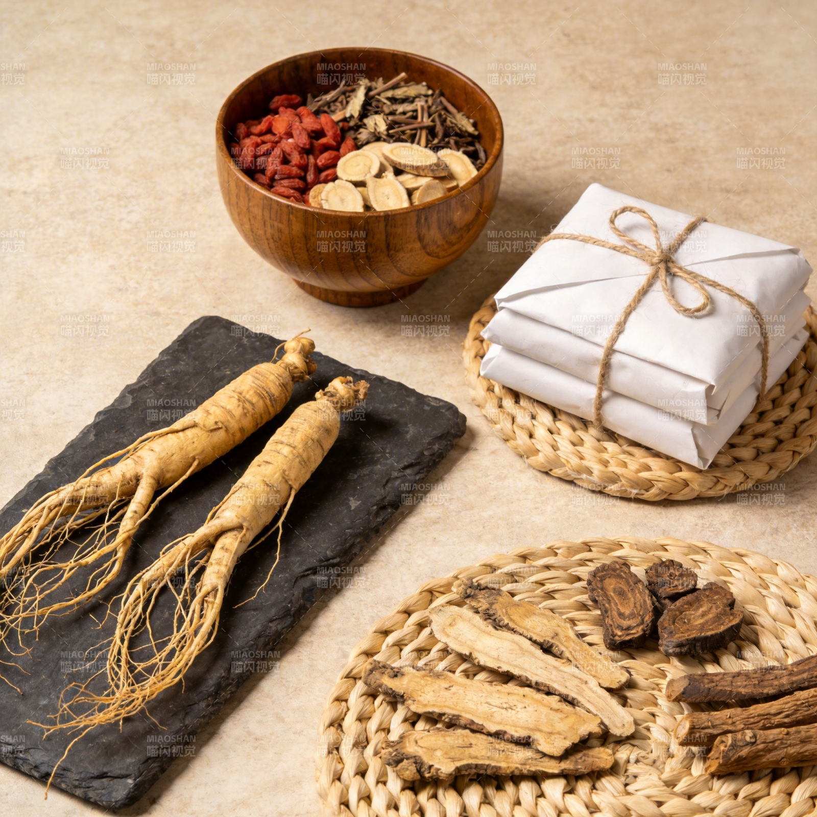 中药养生食材展示图片