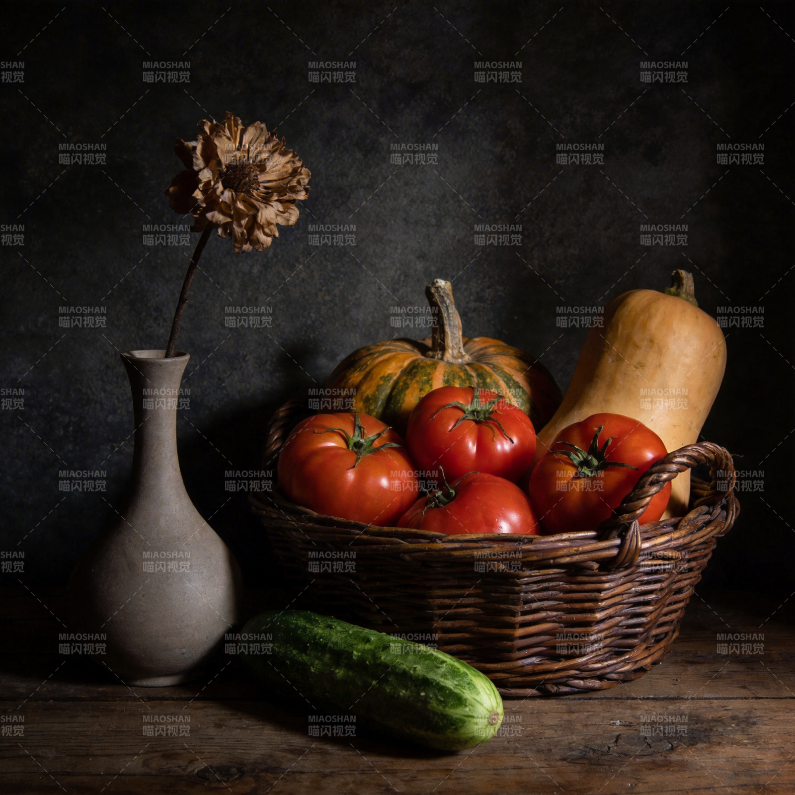 秋实静物图图片